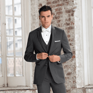 STEEL GREY STERLING WEDDING SUIT